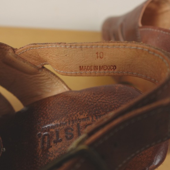 Bed Stu Sandals Fontella Slingback Platform Heels - Picture 5 of 16